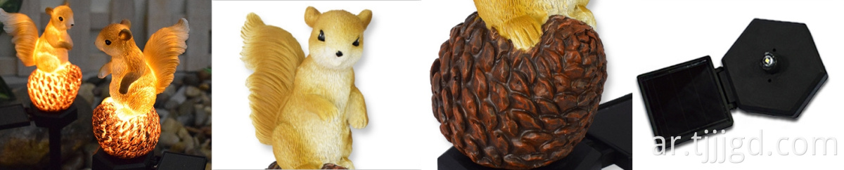 Squirrel Shaped Courtyard Lamp Outdoor